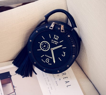 Personalized Small Clock bag