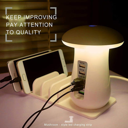 2 In 1 Multifunction LED Lamp USB Charger