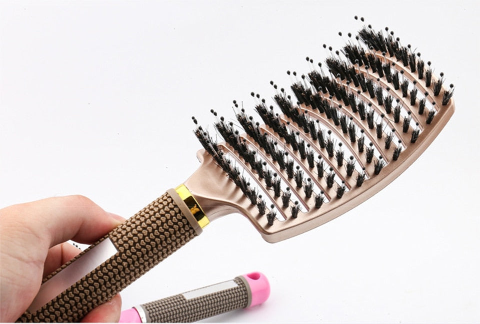 Bristle Hair Comb Detangle Massage Hair Brush