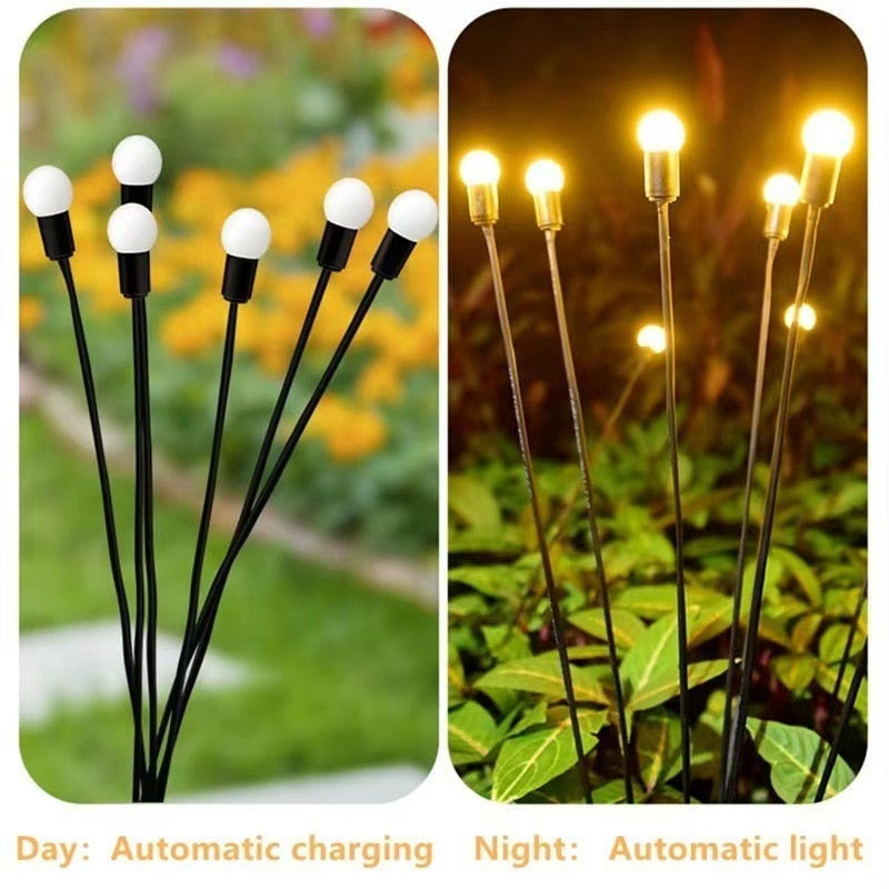 Garden Firefly Lamp Solar LED Lights