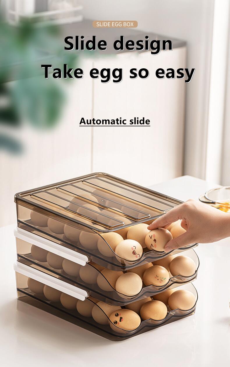 Multi-Layer Automatic Rolling Egg Box