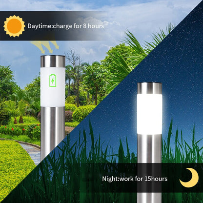 Solar Power LED Waterproof Light 2Pcs