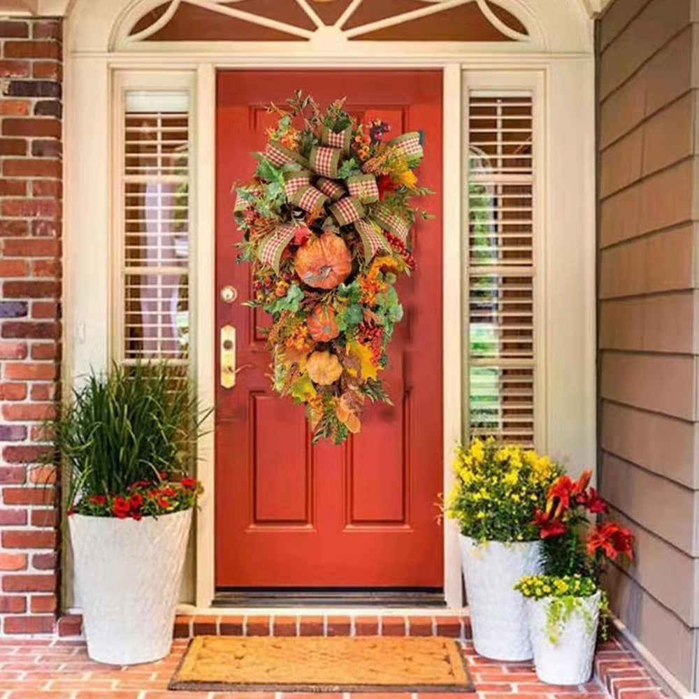 Fall Maples Leaf Wreaths for Front Door