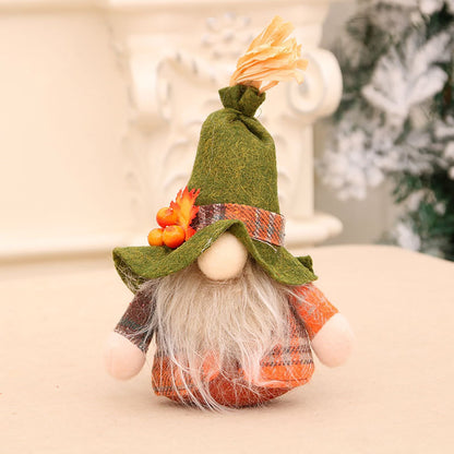 Fall Gnome Plush Decoration