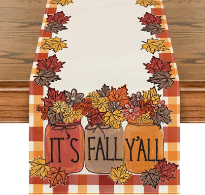 Fall Thanksgiving Table Runner