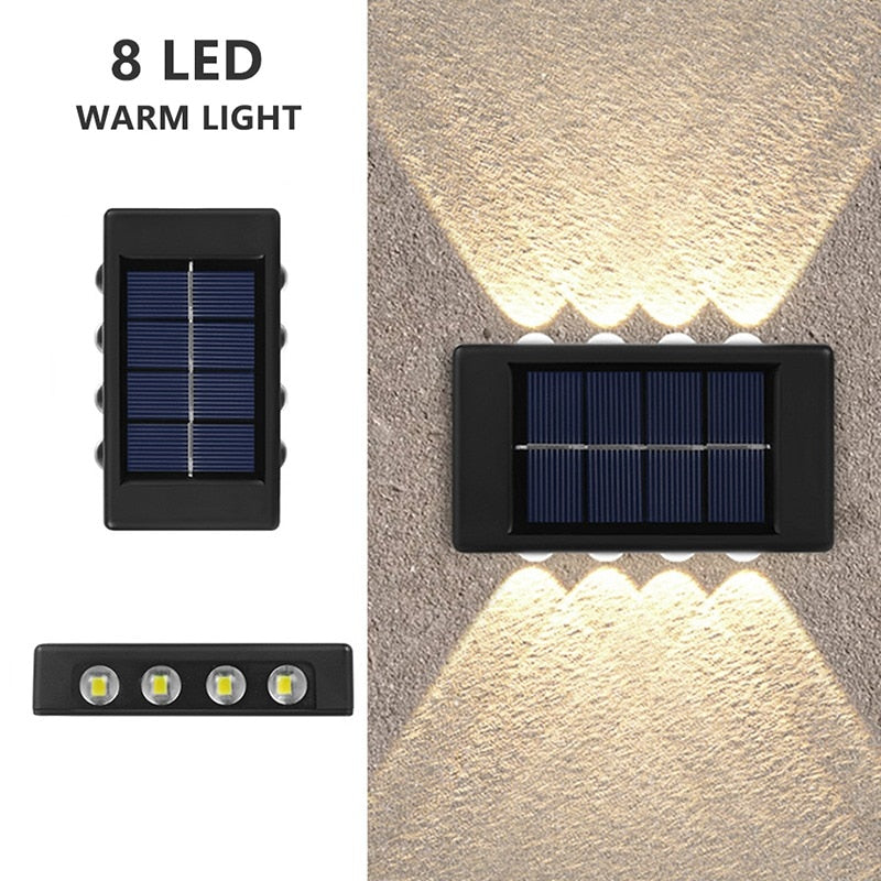 Outdoor Solar LED Wall Lights