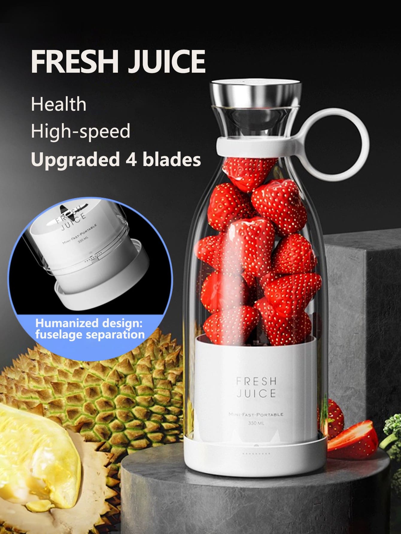 Mini Portable Fruit Blender 350ml
