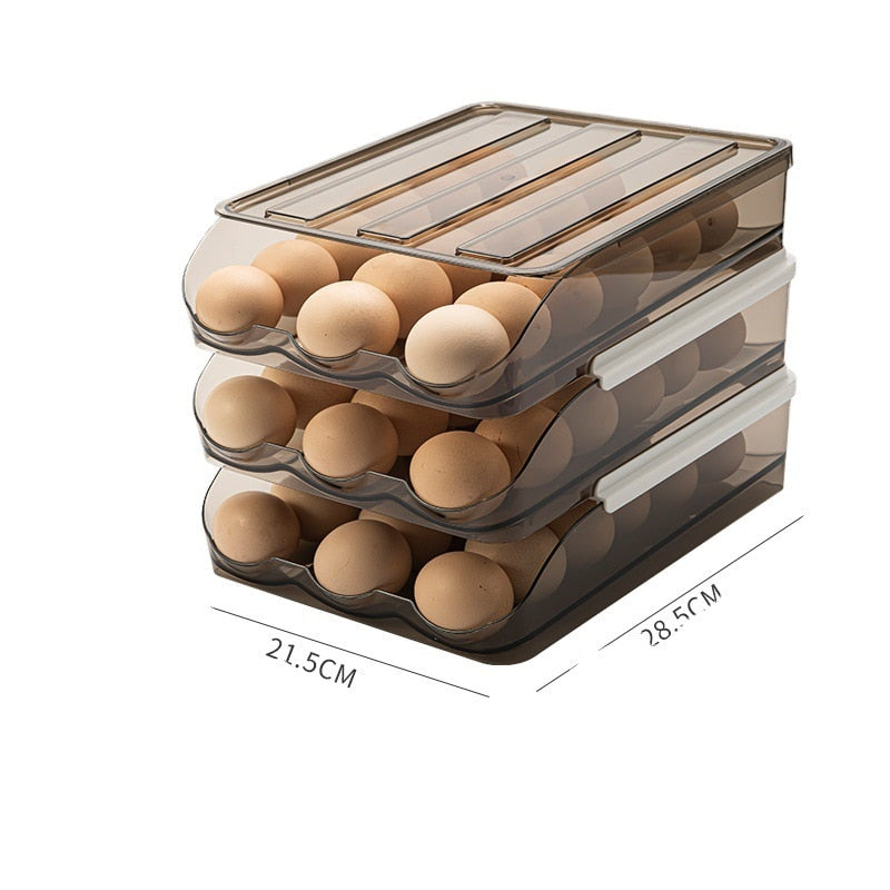 Multi-Layer Automatic Rolling Egg Box